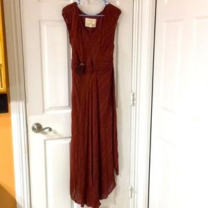 Anthropology maxi dress. Size 0